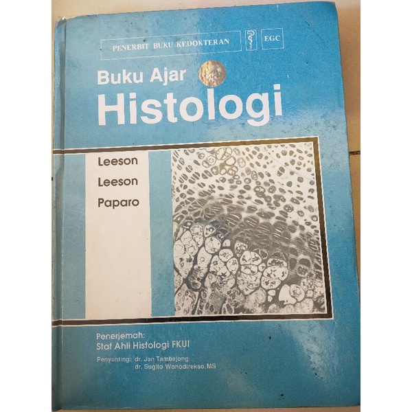 Jual Buku Ajar Histologi Leeson Paparo Shopee Indonesia