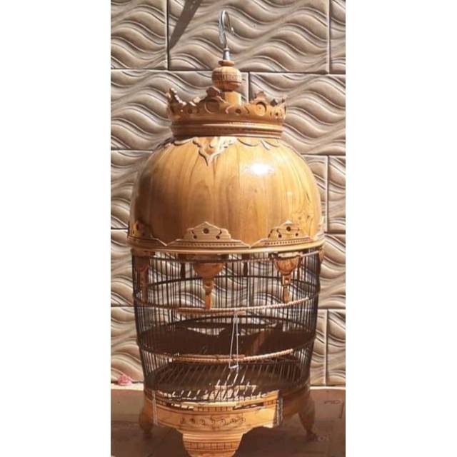 Jual Sangkar Burung Perkutut Full Kayu Jati Shopee Indonesia