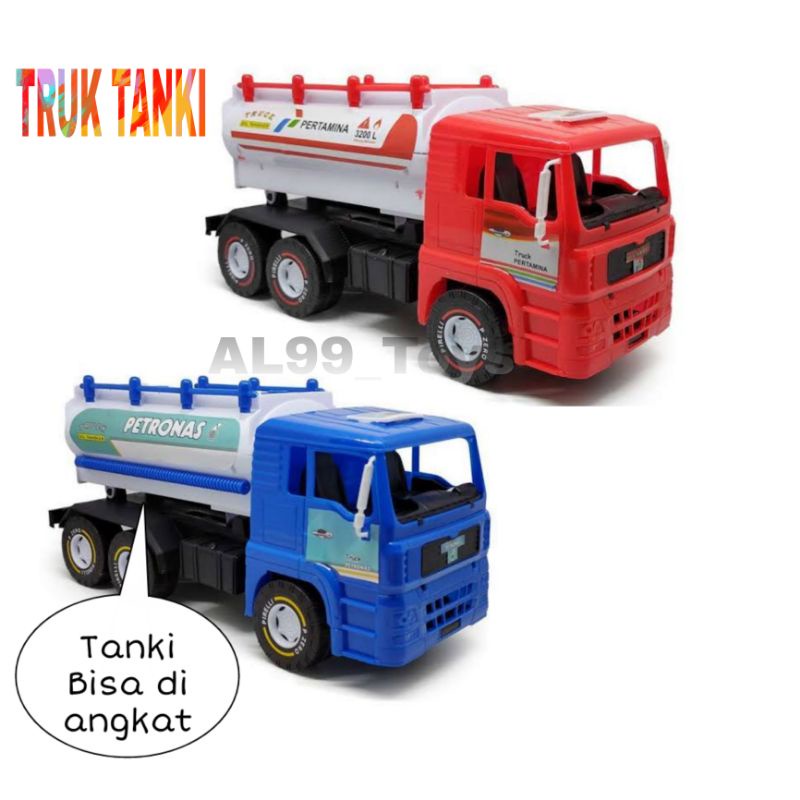 Jual Mainan Mobil Mobilan Truk Tanki Minyak Pertamina Petronas