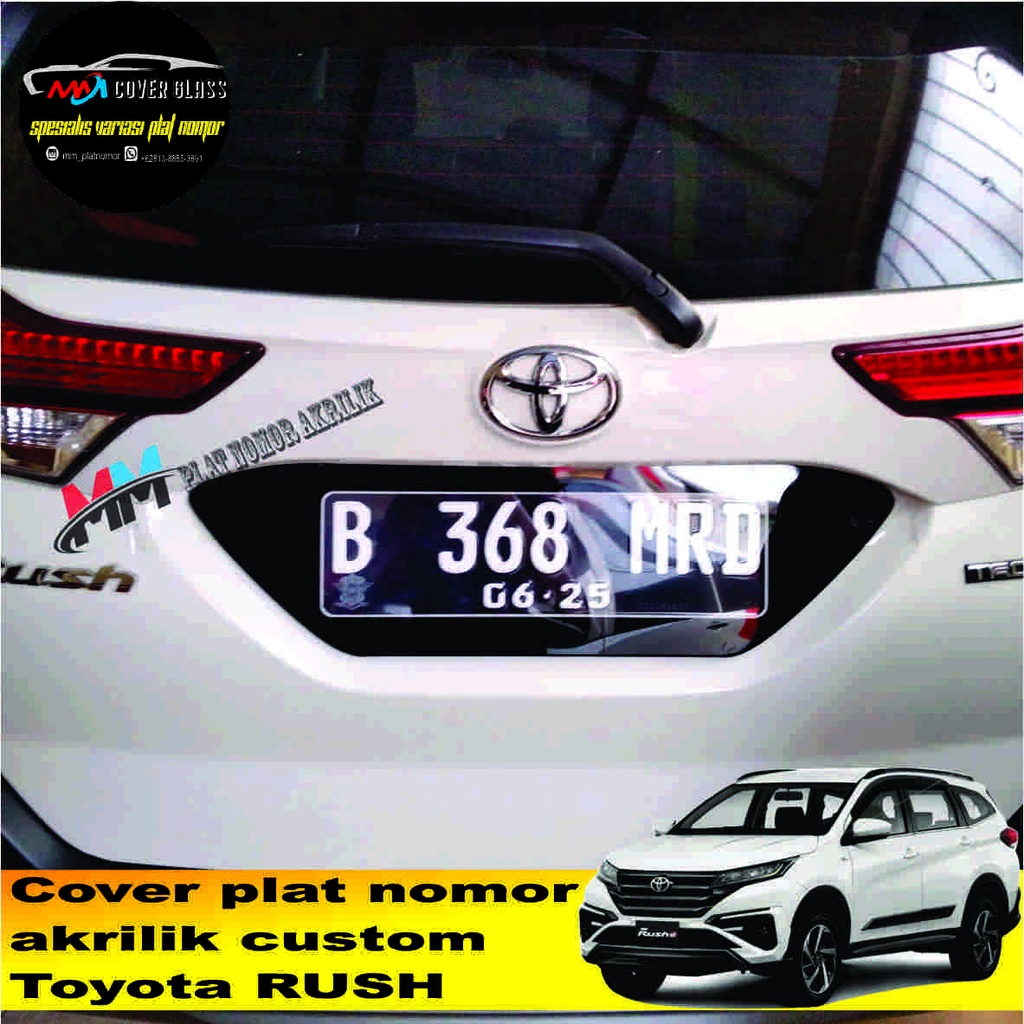 Jual Cover Plat Nomor Mobil Akrilik Cembung Acrylic Custom Tatakan