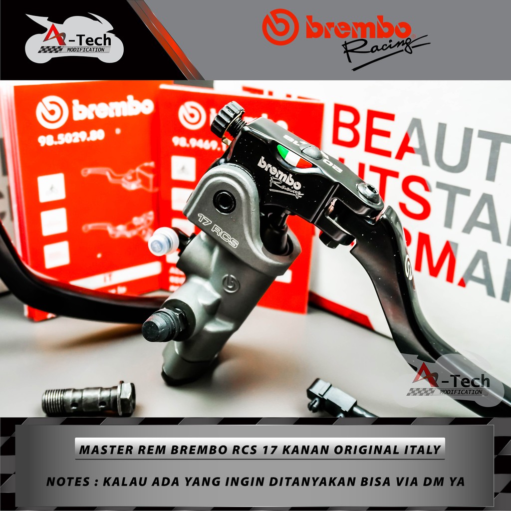 Jual Master Rem Brembo RCS 17 Kanan Original ITALY UniversaL Shopee