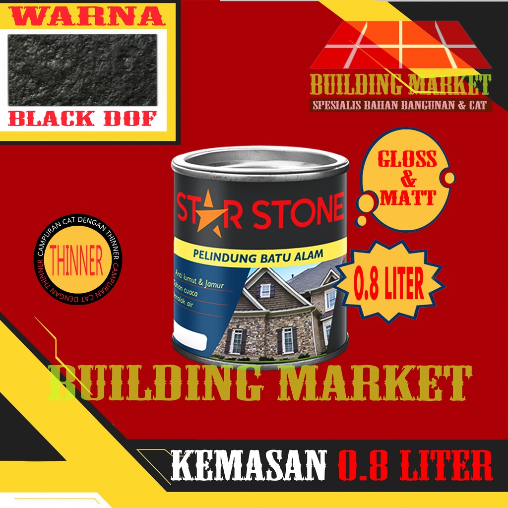 Jual Cat Pelapis Batu Cat Batu Alam Propan Star Stone Liter