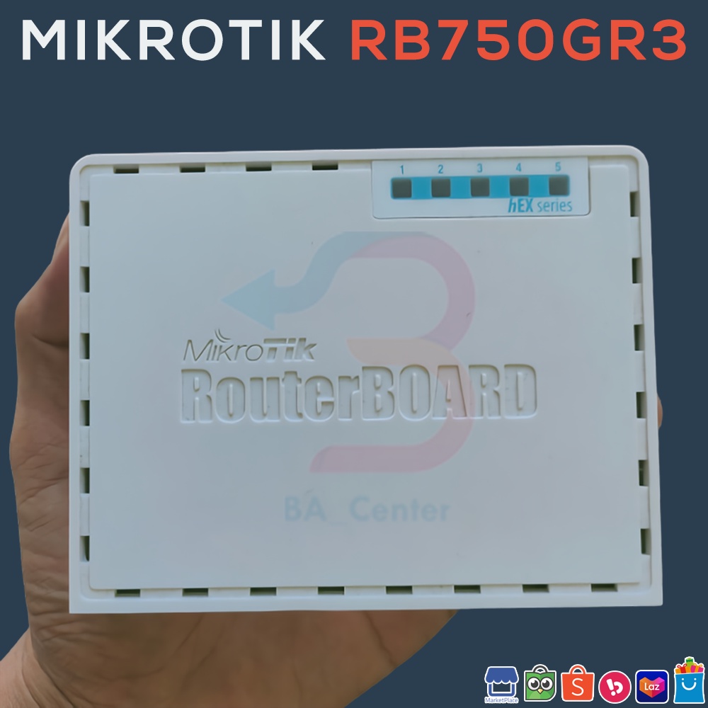 Jual Mikrotik RB750GR3 RB 750 GR3 RB750 GR3 RB 750GR3 HEX