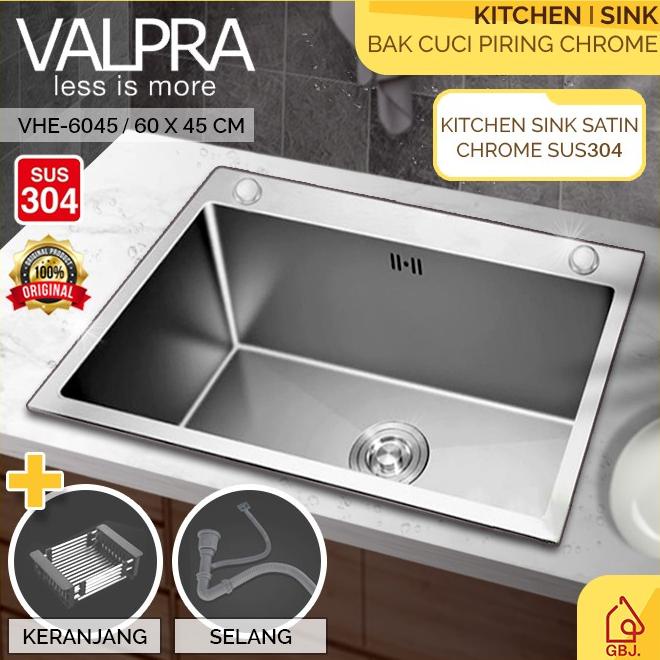 Jual Bak Cuci Piring Chrome Valpra X Sus Kitchen Sink