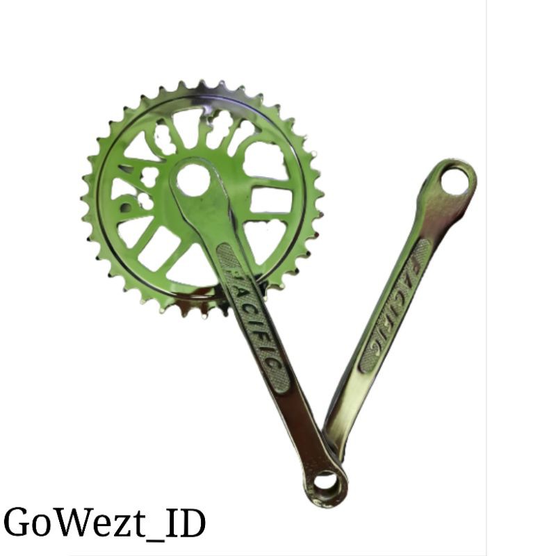 Jual Gear Gir Crank Sepeda Mini Jengki Onthel 36T As Bulat PACIFIC