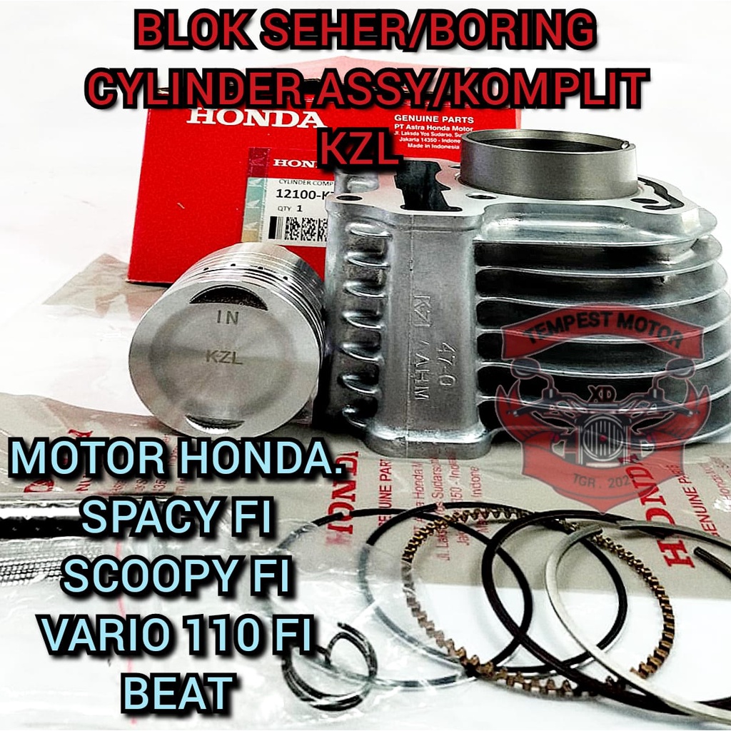 Jual Blok Seher Boring Cylinder Piston Satu Set Assy Kualita