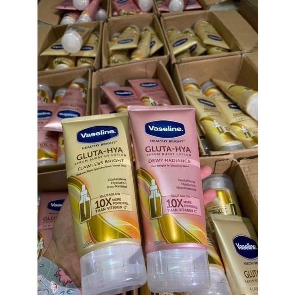 Jual Vaseline Healthy Bright Gluta Hya Serum Burst Uv Lotion Ml