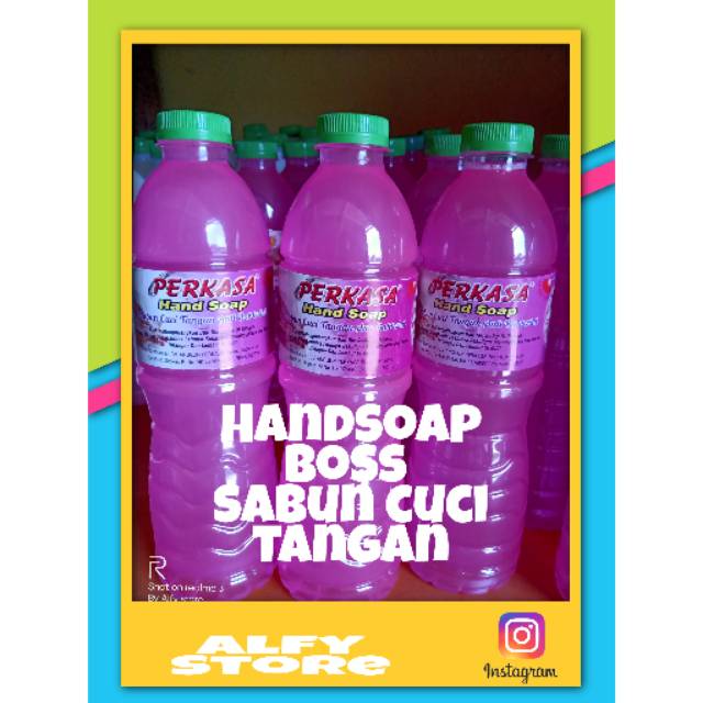 Jual Handsoap 600ml Sabun Cuci Tangan Botol Refill Aroma Apel