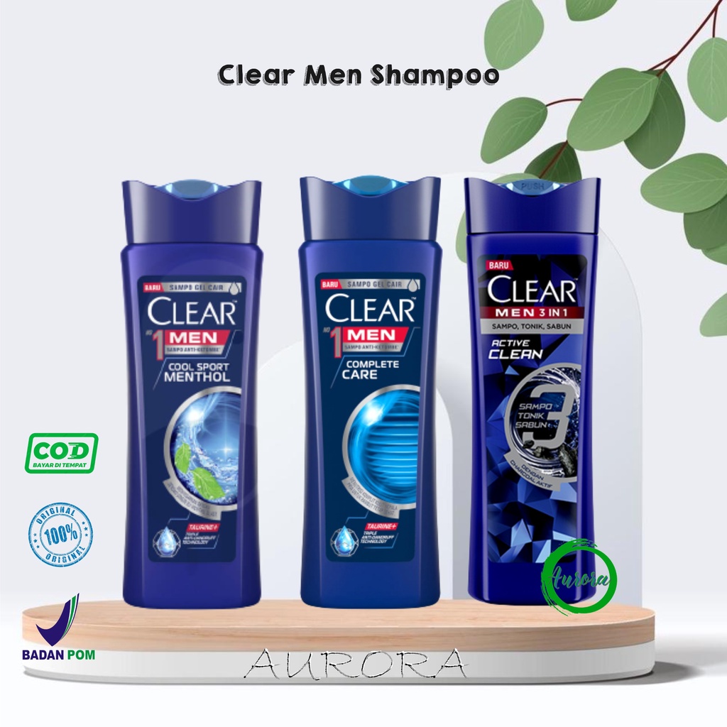 Jual Clear Men Shampoo Cool Sport Menthol Active Clean Complete