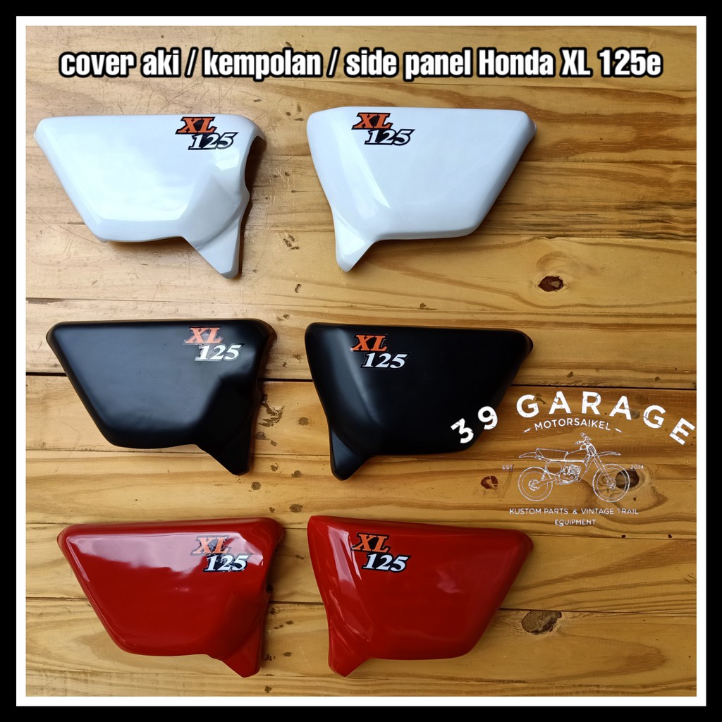 Jual Sidepanel Trail Klasik Tutup Aki Honda Xl 125 E Cover Samping