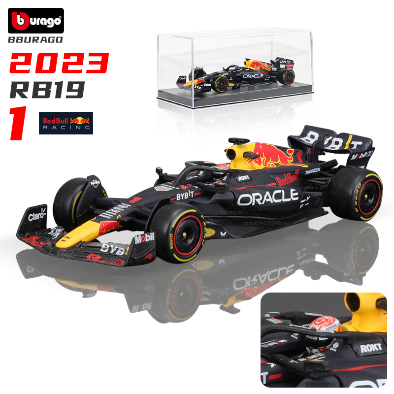 Jual Bburago 1 43 2023 F1 Red Bull Rb19 1 Max Verstappen 16 Leclerc