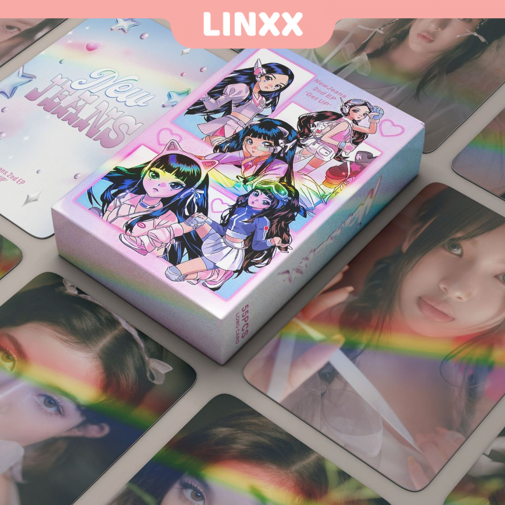 Jual Linxx 55 Pcs Newjeans Get Up Hologram Laser Card Kpop Photocards