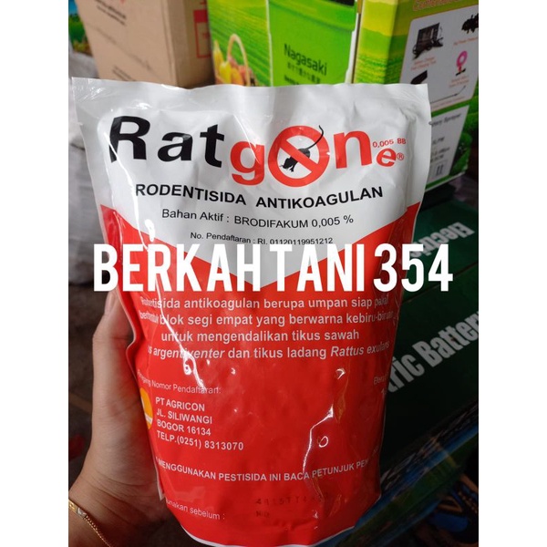 Jual Produk Rodentisida Ratgon Kg Umpan Tikus Siap Pakai Ratgone