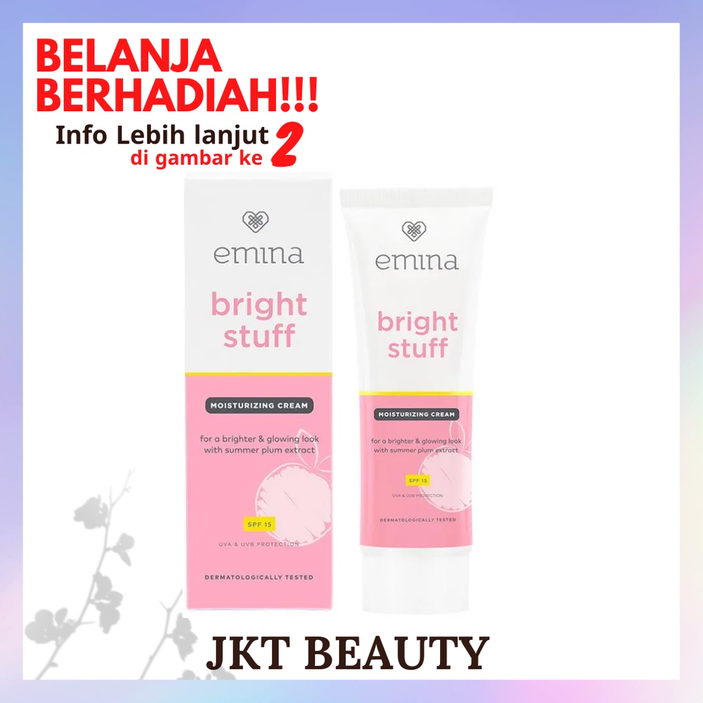 Jual Emina Bright Stuff Moisturizing Cream Ml Shopee Indonesia