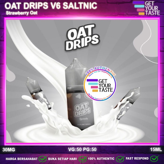 Jual Liquid Oat Drips V Future Series Salt Nic Ml By Jvs X Steam