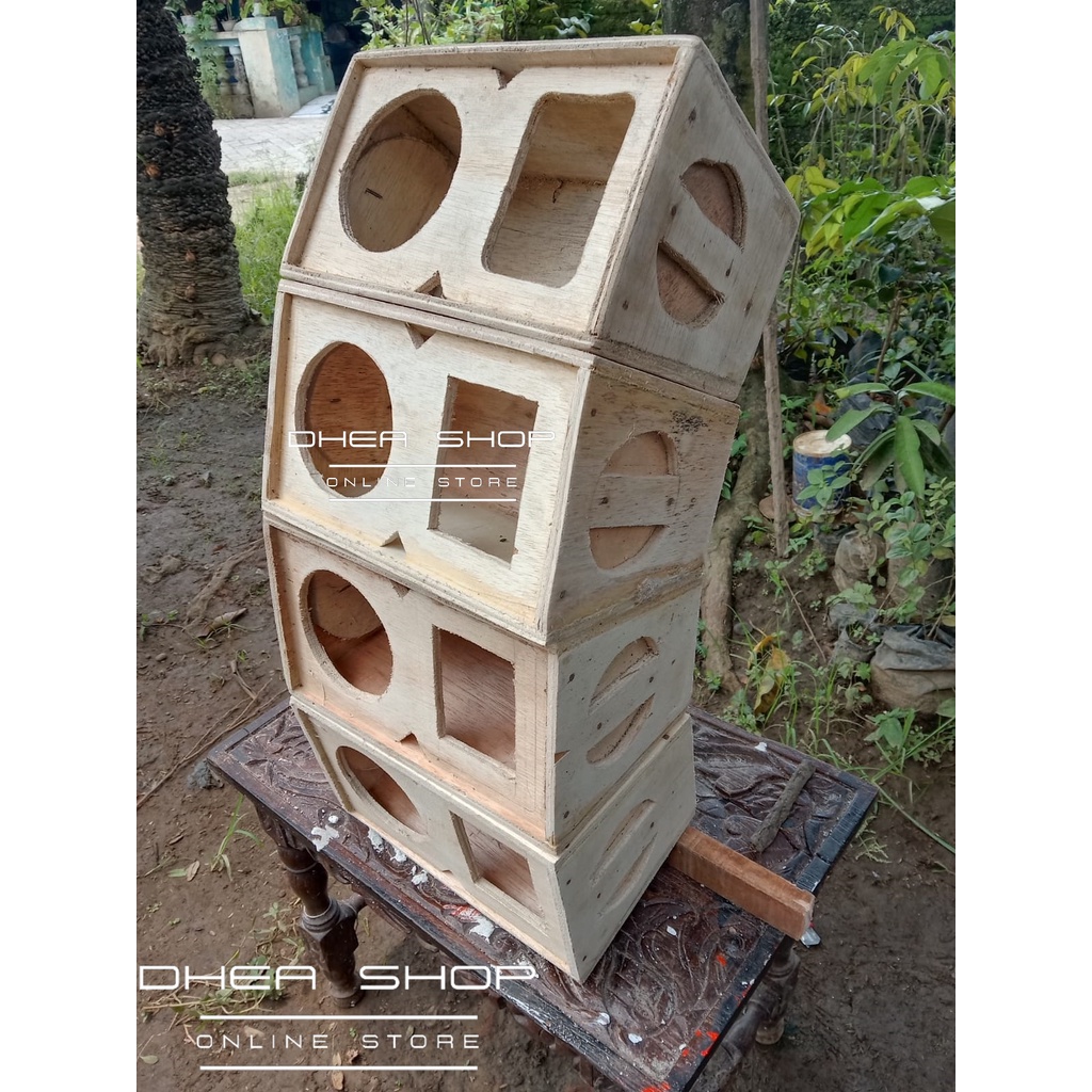 Jual Box Speaker Line Array 4 Inch Single Plus Tweeter Kotak Model