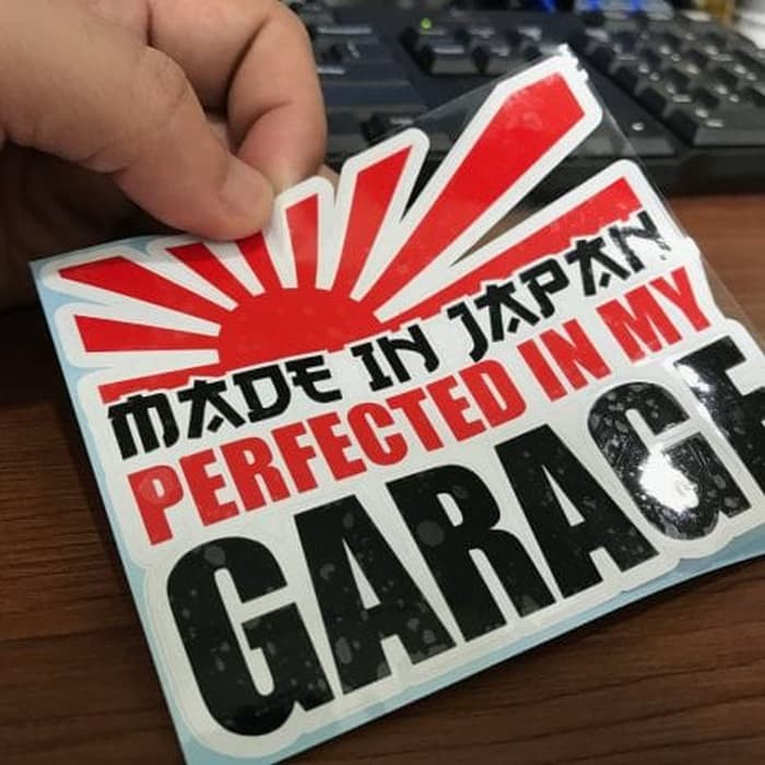 Jual Stiker Made In Japan JDM Garage Shopee Indonesia