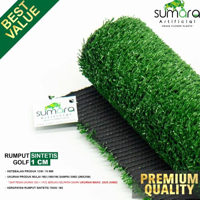 Jual Rumput Sintetis Golf Cm Promo X M Rumput Palsu Rumput Plastik