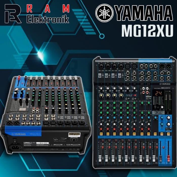 Jual Mixer 12 Channel YAMAHA MG12XU MG 12XU MG 12 XU Original