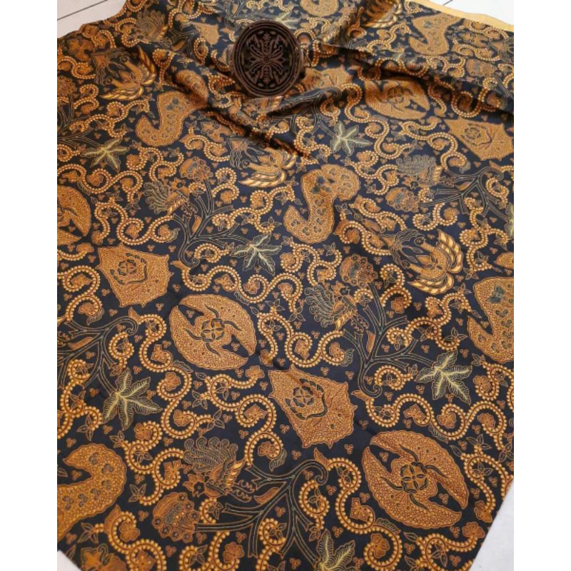 Jual Kain Batik Solo Motif Wahyu Tumurun Sogan Shopee Indonesia