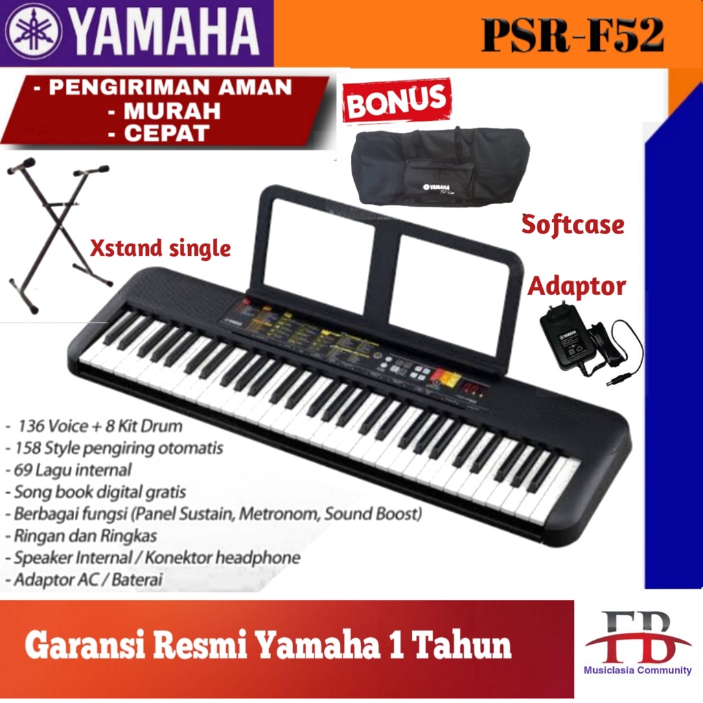 Jual Keyboard Yamaha Psr F Psrf Psrf Psr F Garansi Resmi