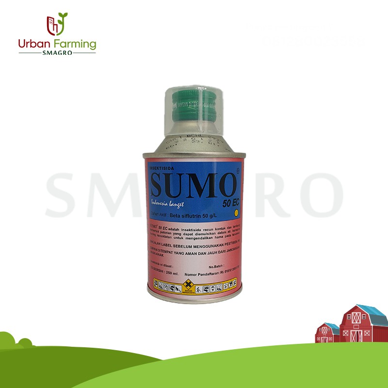 Jual Insektisida SUMO 50EC 250 ML Obat Hama Ulat Grayak Dan Orong Orong