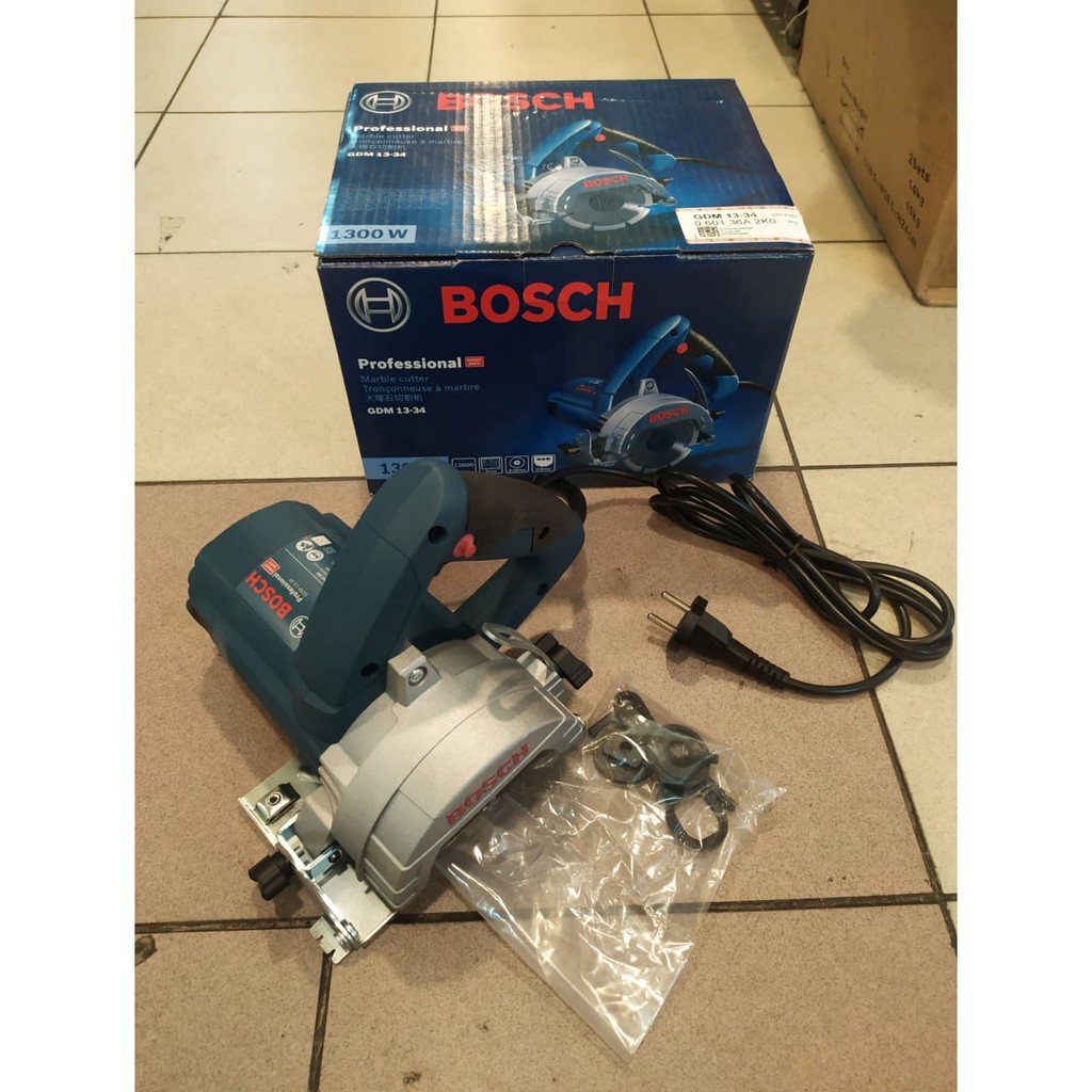 Jual Mesin Potong Keramik Marble Cutter Bosch GDM 13 34 Shopee Indonesia