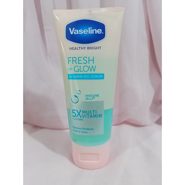 Jual Vaseline Fresh Glow Vitamin Gel Serum 180ml Shopee Indonesia