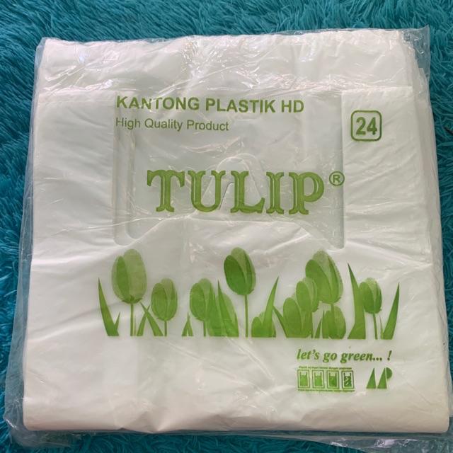 Jual Kantong Plastik Tulip Putih Kresek Packing Online