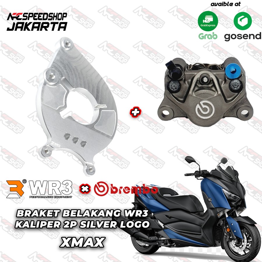 Jual Kaliper Belakang Brembo Italy Bracket WR3 2Piston Yamaha XMAX