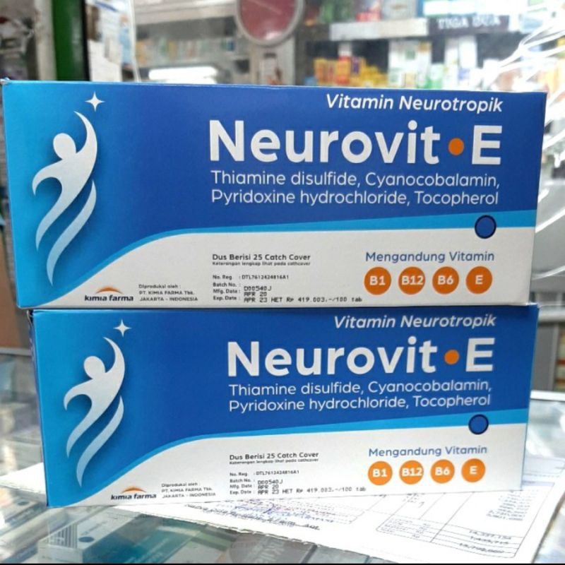 Jual NEUROVIT E ORIGINAL BOX ISI 100 CAPSUL Shopee Indonesia