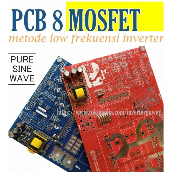 Jual Pcb 8 Mosfet Pure Sinewave EGS002 Metode Low Frekuensi Inverter