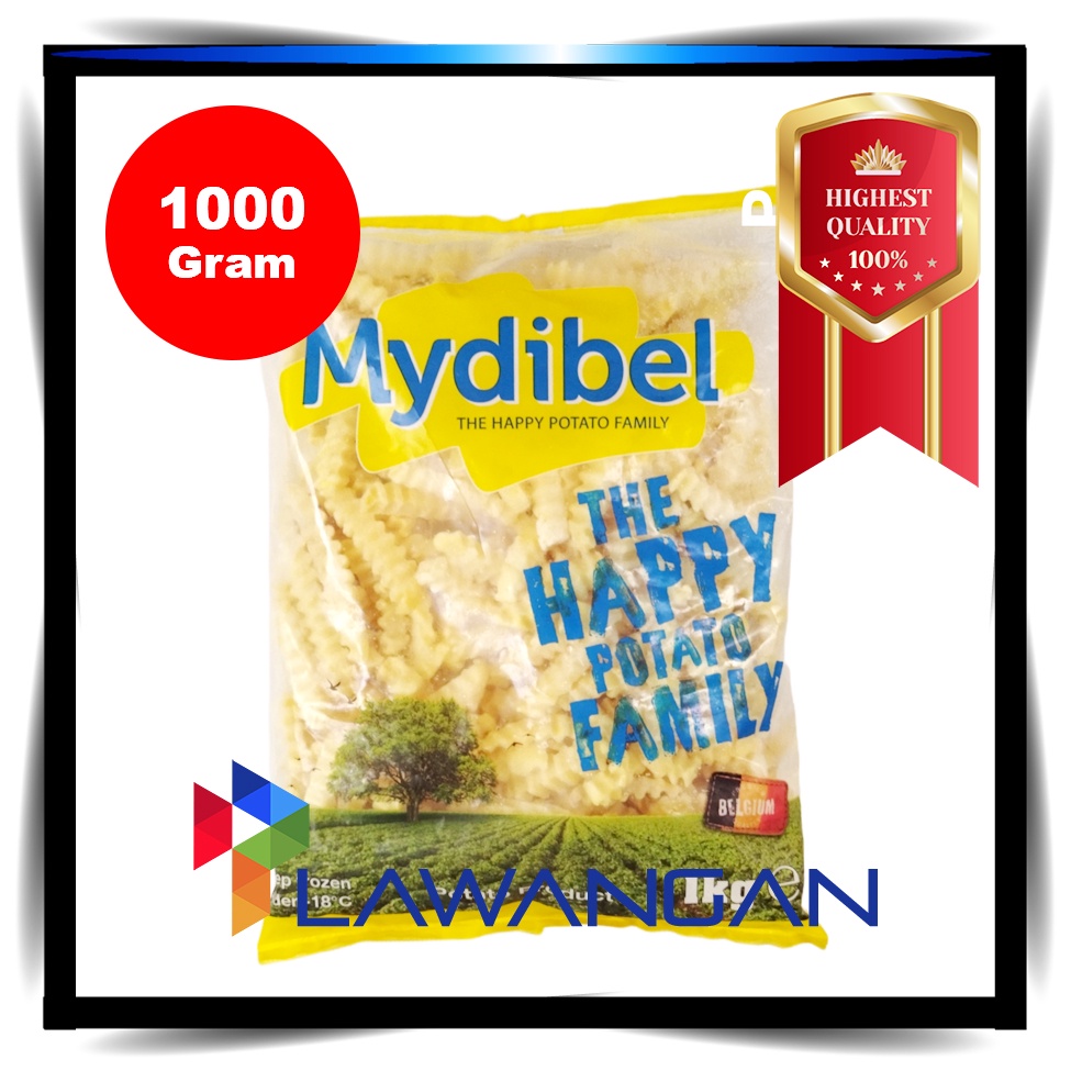 Jual Mydibel French Fries Crinkle Cut Kentang Beku Plawangan Mart