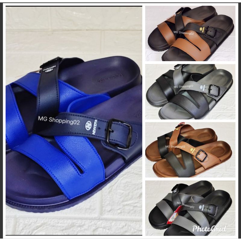 Jual Sandal Selop Pria Bapak Bapak New Era MB E 7018 Jumbo Besar Ringan