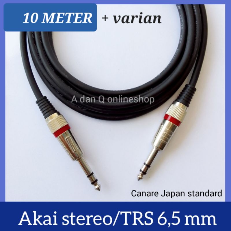 Jual Kabel Jack Akai Stereo To Akai Stereo Kabel Jack Trs Canare