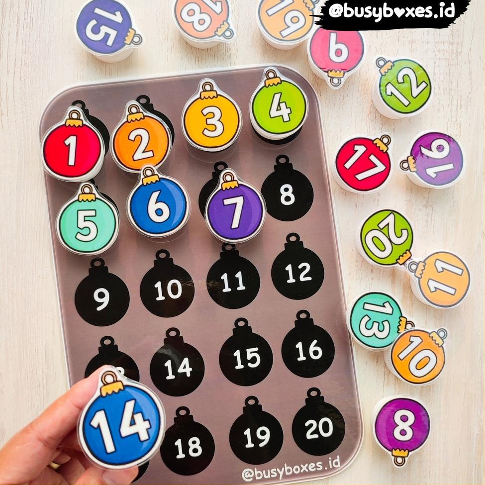 Jual Produk Keren Busy Page Busypage Mainan Edukasi Mengenal Angka