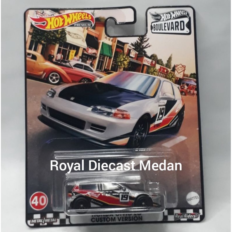 Jual Hot Wheels Boulevard Honda Civic EG Custom Version Premium