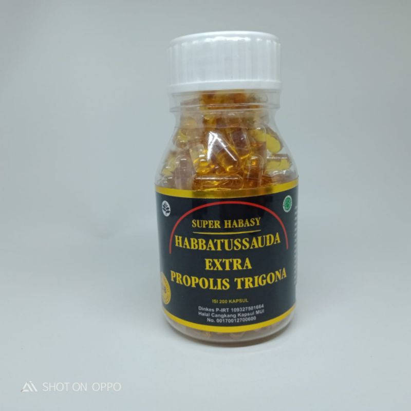 Jual Super Habasy Habbatussauda Extra Propolis Trigona Isi 200 Kpasul