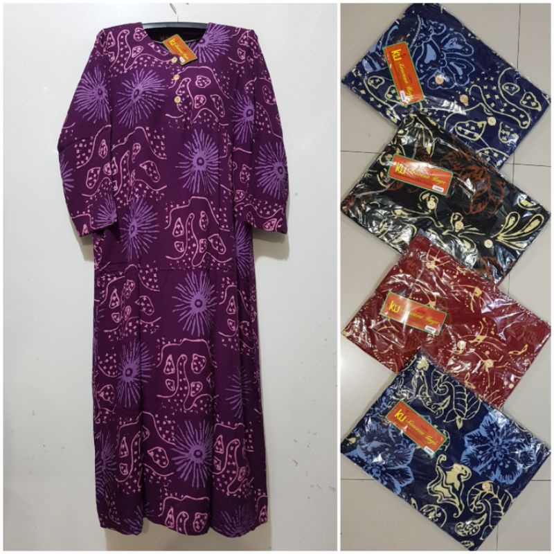 Jual Yuli Longdres Bobok Ld Cm Pb Cm Batik Kencana Ungu Label