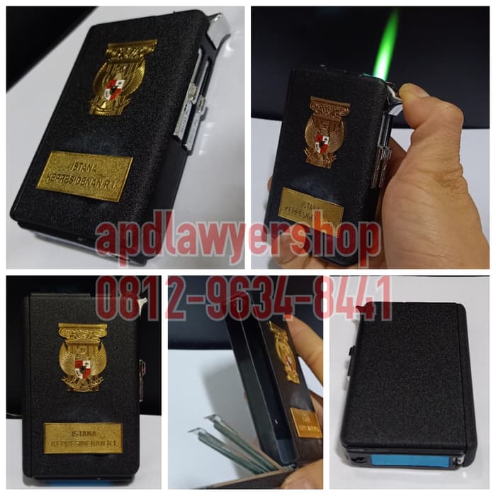 Jual Kotak Rokok Box Tempat Wadah Rokok Istana Kepresidenan Korek