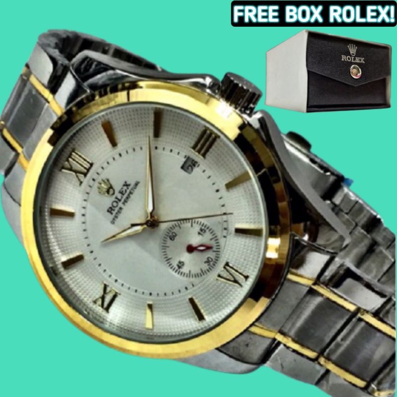 Jual Jam Tangan Rolex Pria Otomatis Automatic Analog Anti Air Water