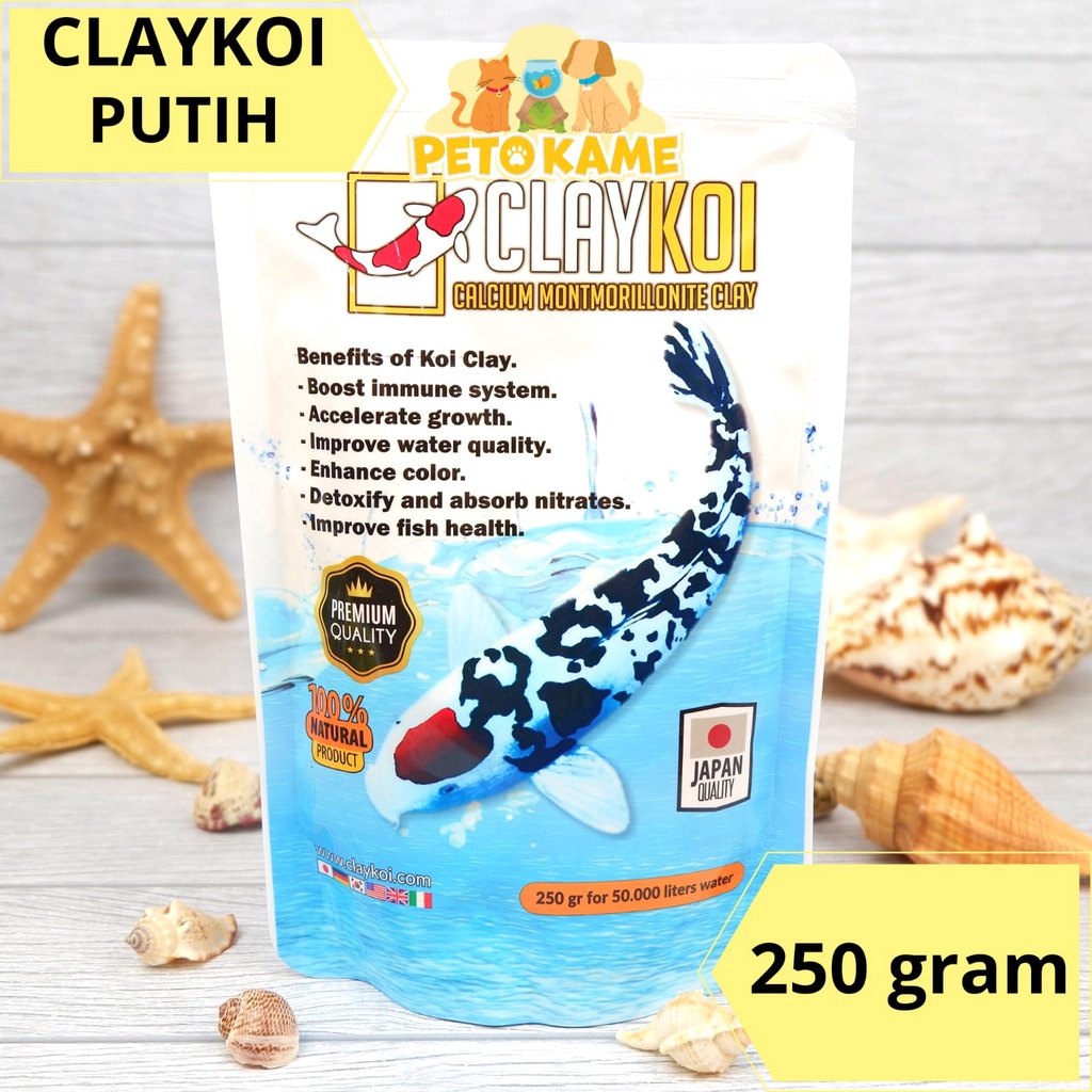 Jual Claykoi Putih Gram Penjernih Air Kolam Atau Aquarium Shopee