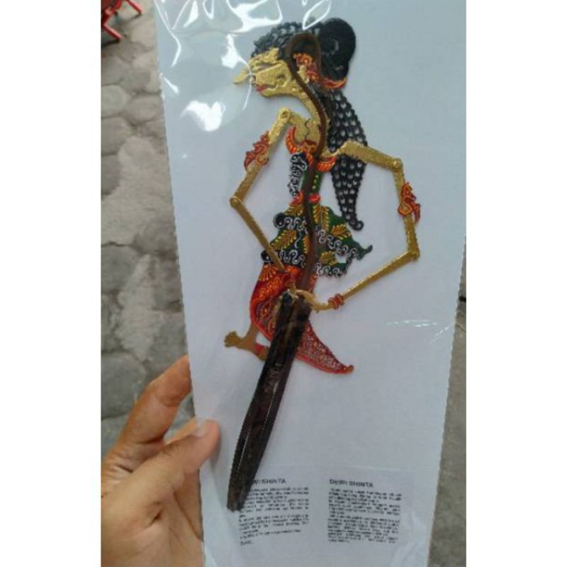 Jual Kerajinan Miniatur Wayang Kulit Dewi Shinta Mini Caperan Super