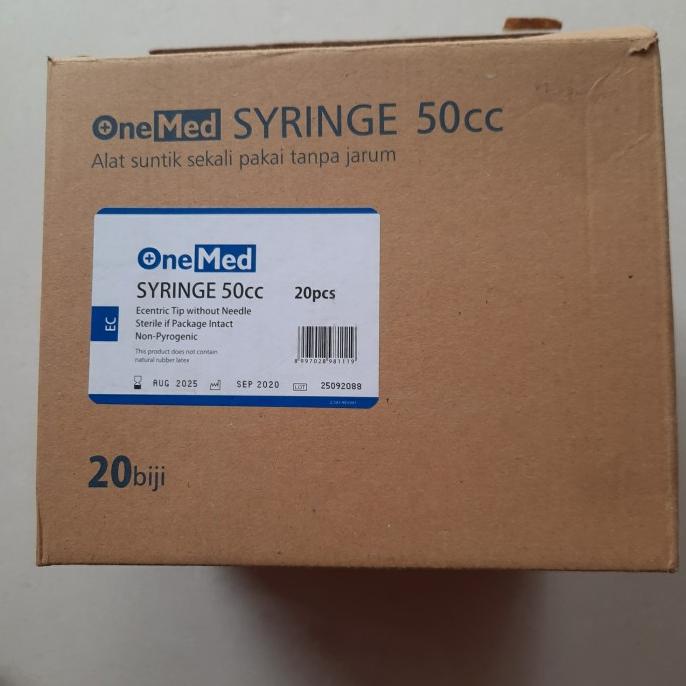 Jual Spuit Cc Onemed Syringe Cc Onemed Shopee Indonesia