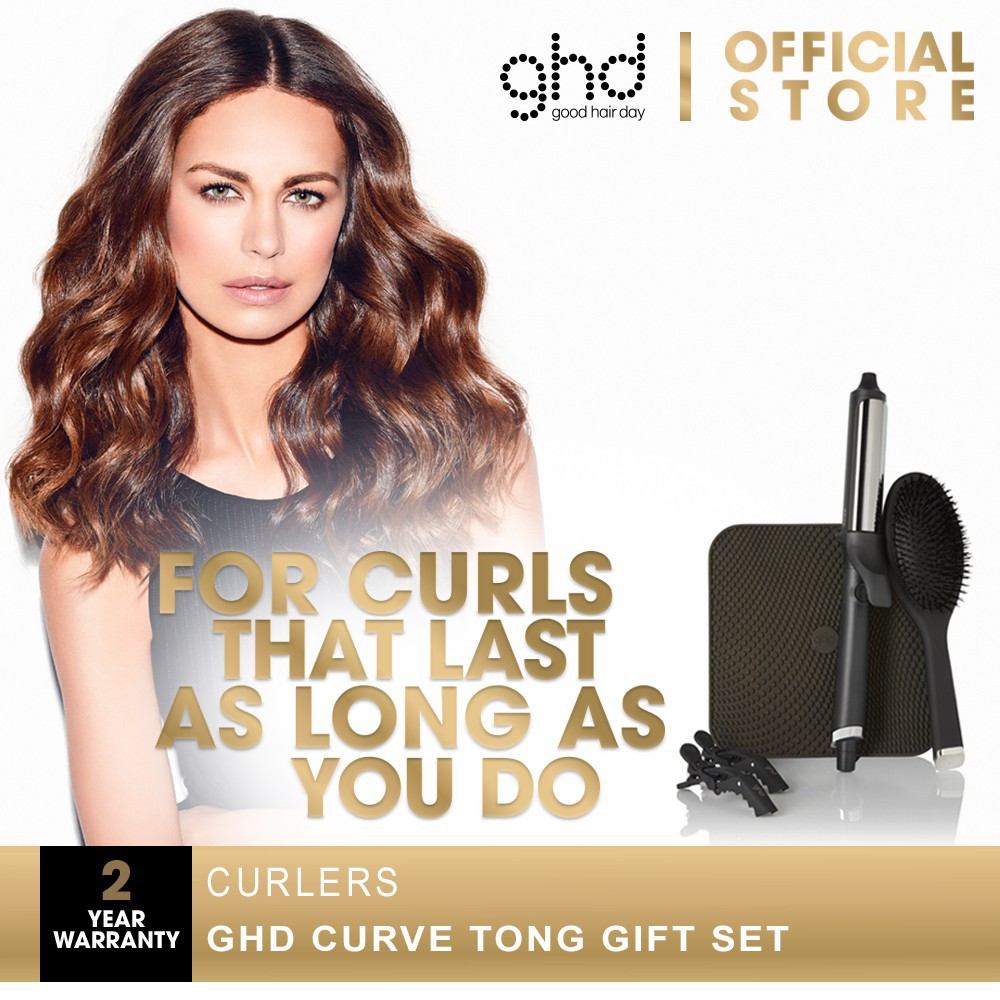 Jual GHD Curve Soft Curl Tong 32mm With Long Lasting Curls Gift Set