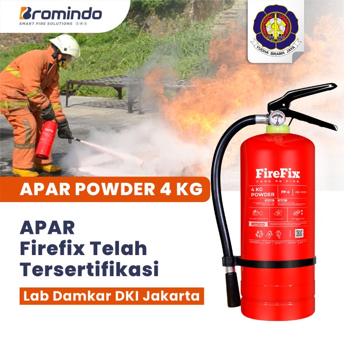 Jual Alat Pemadam Api Ringan Powder Kg Firefix Tabung Apar Kebakaran