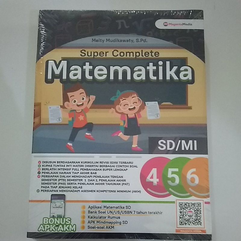 Jual BUKU PELAJARAN SD BUKU AKM SUPER COMPLETE MATEMATIKA SD KELAS