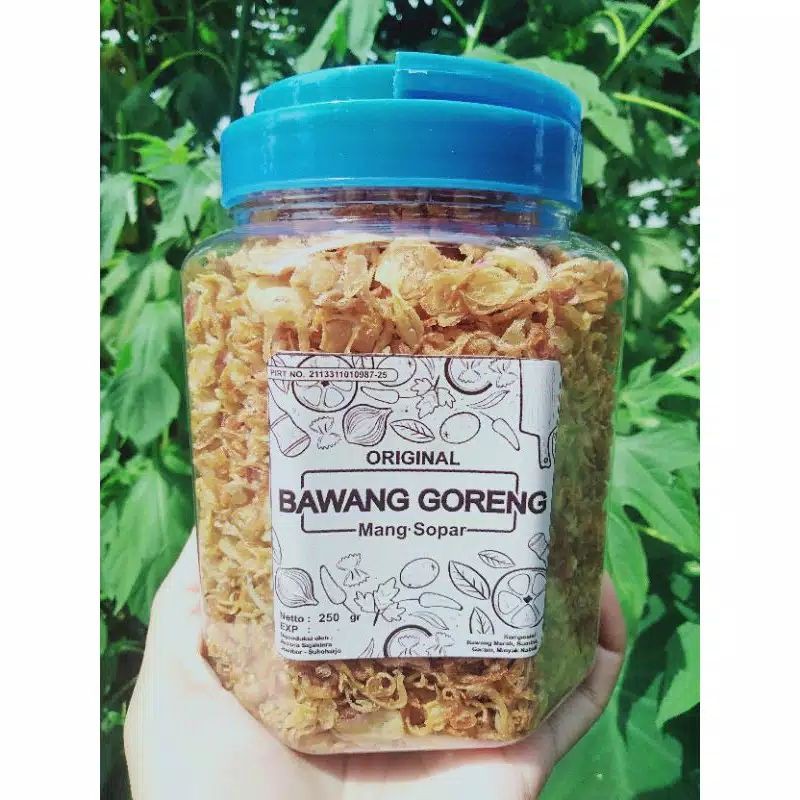 Jual Bawang Goreng Brambang Goreng Mang Sopar Berat Gr Shopee