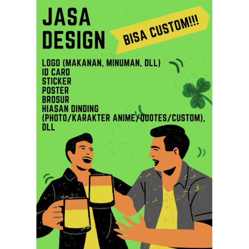 Jual Jasa Design Logo Kartu Nama Sticker Poster Brosur Hiasan