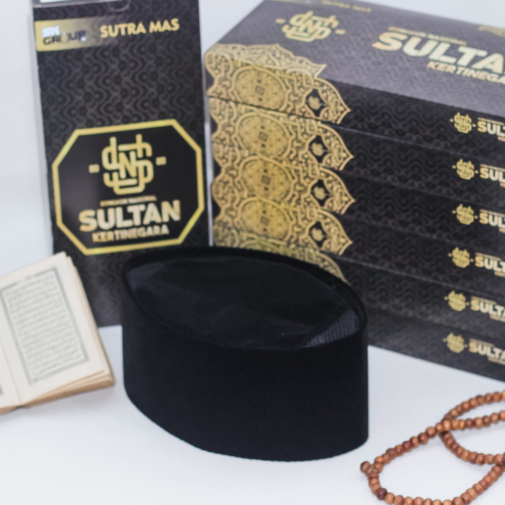 Jual Songkok Sultan Gold Platinum Hitam Ac Bahan Beludru Royal Dan